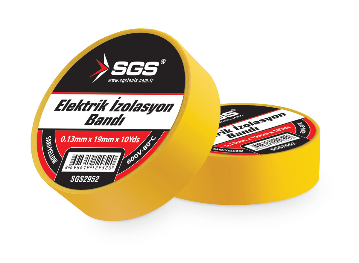 ELEKTRİK İZOLASYON BANDI SARI 19MM*10YRD